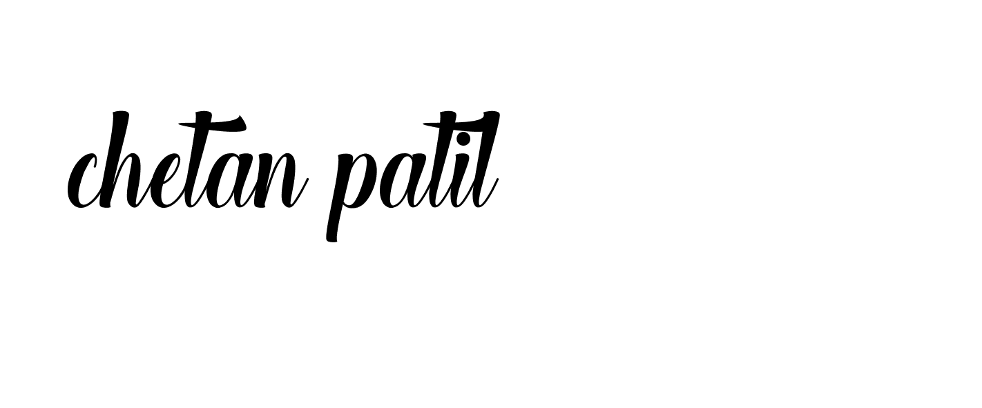 Signature of chetan-patil