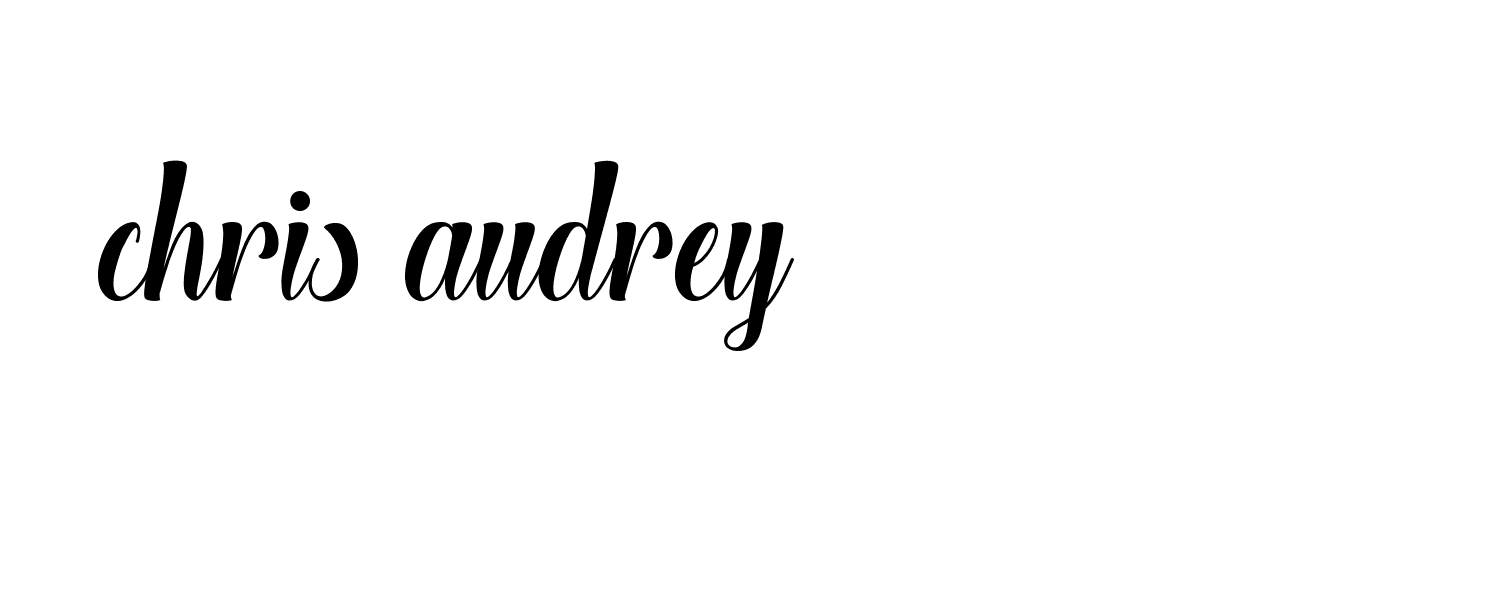 Signature of chris-audrey