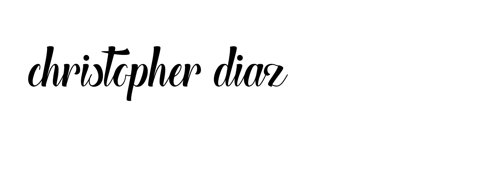 Signature of christopher-diaz