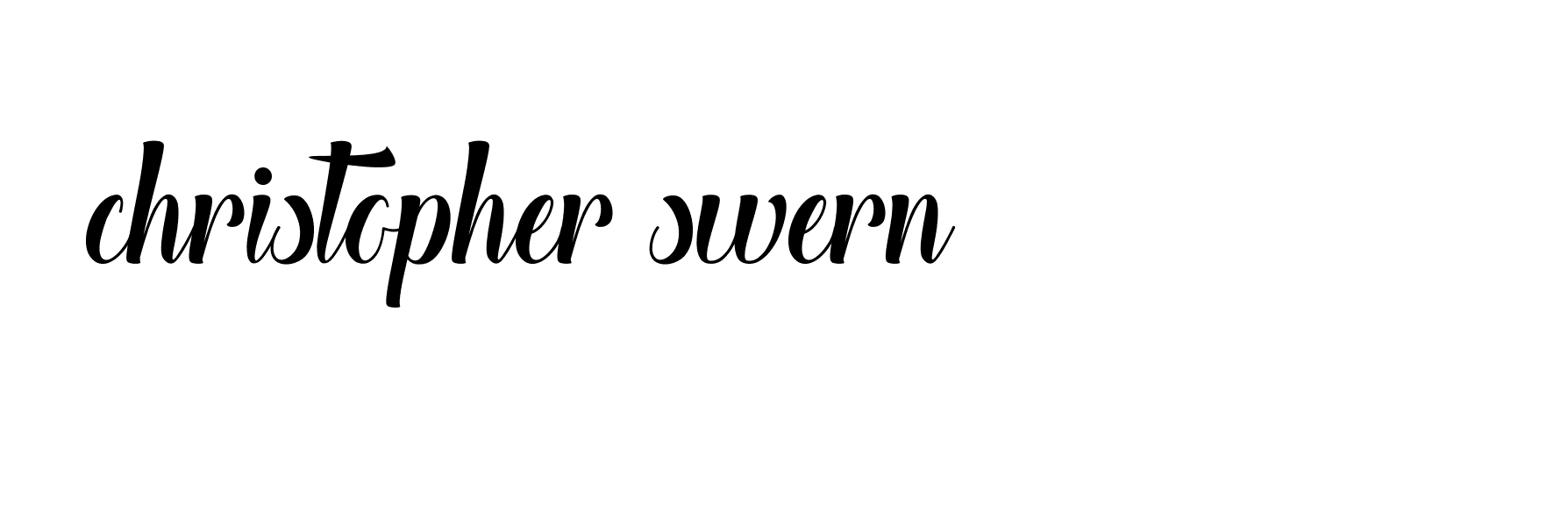 Signature of christopher-swern