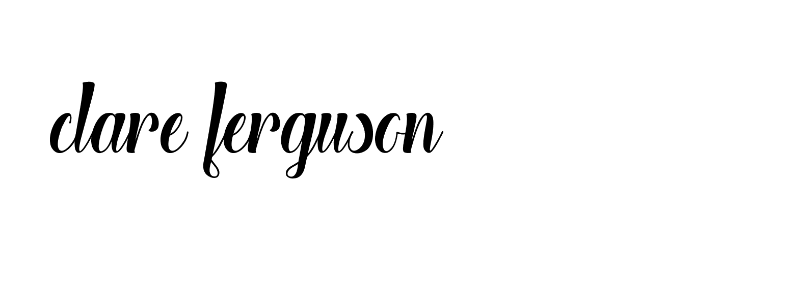 Signature of clare-ferguson