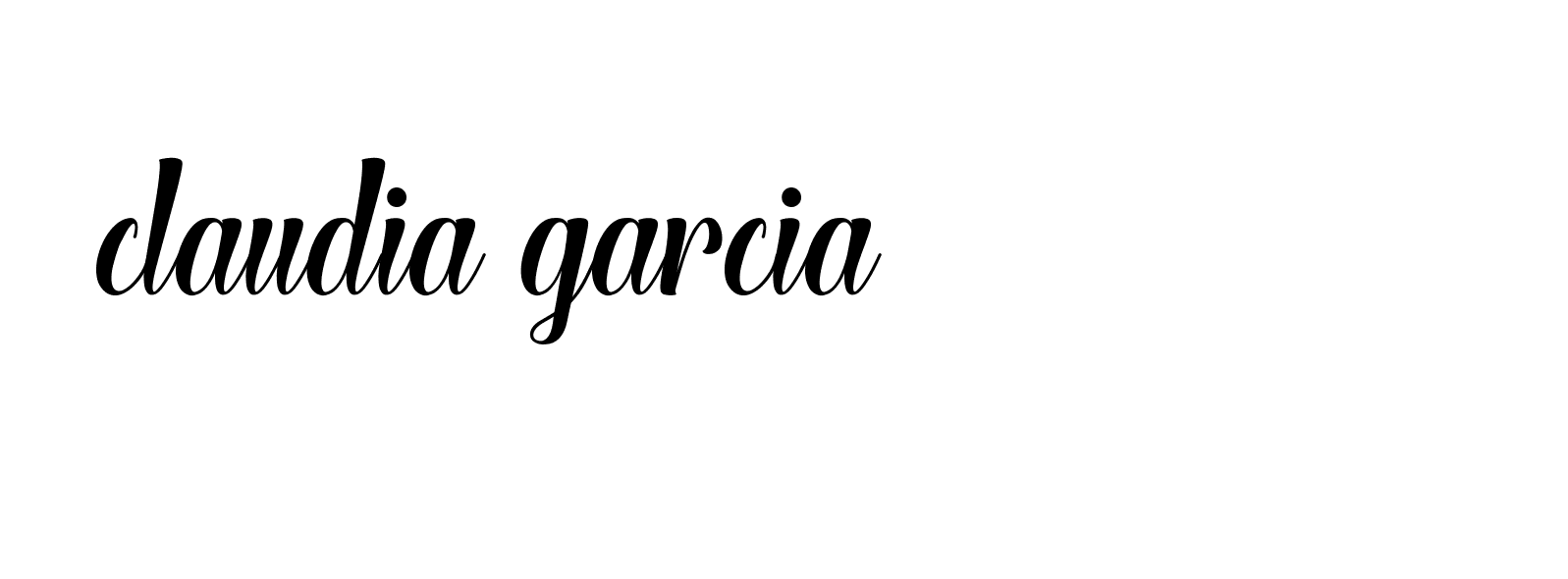 Signature of claudia-garcia