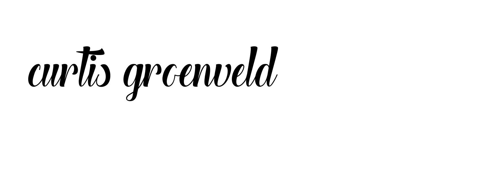 Signature of curtis-groenveld