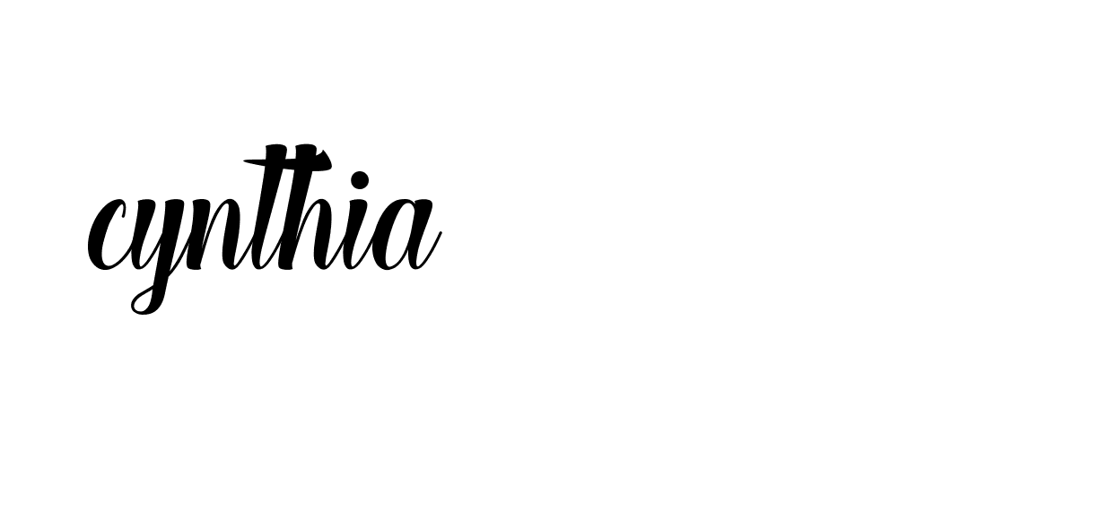 Signature of cynthia-