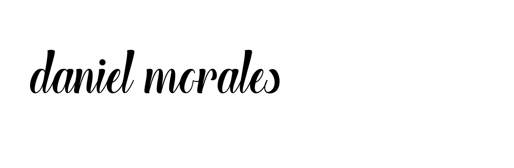 Signature of daniel-morales-