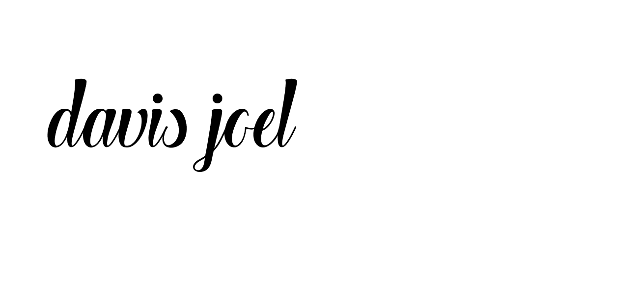 Signature of davis-joel