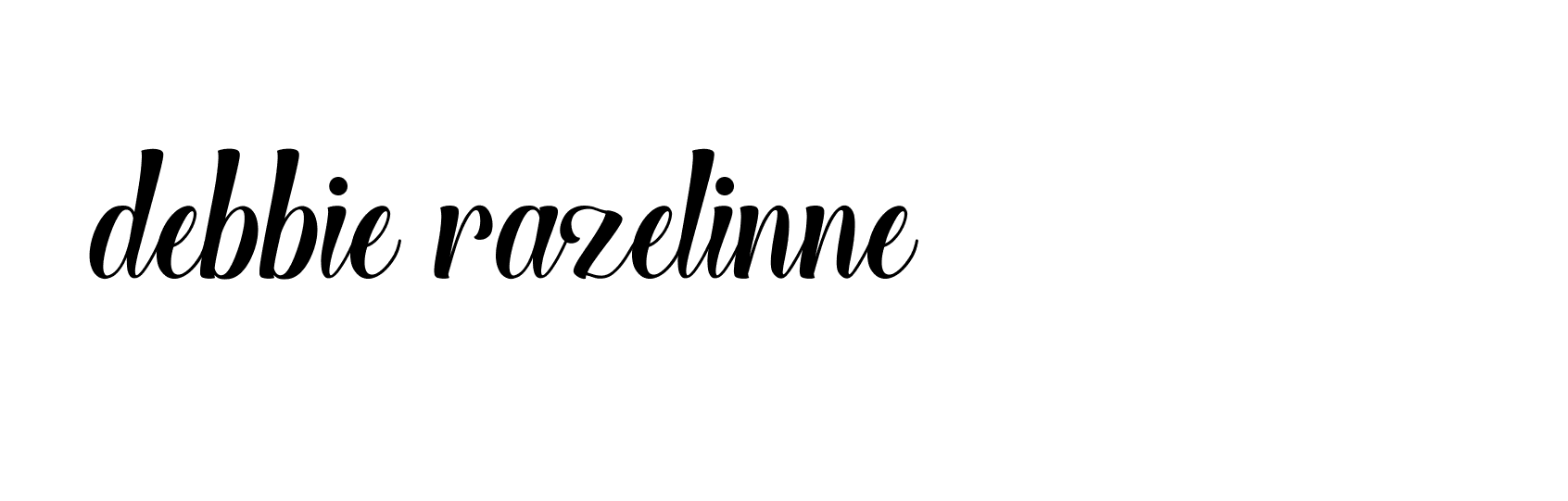 Signature of debbie-razelinne