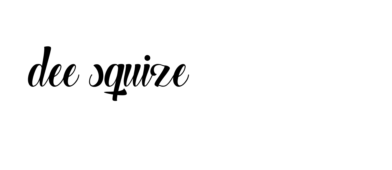 Signature of dee-squize