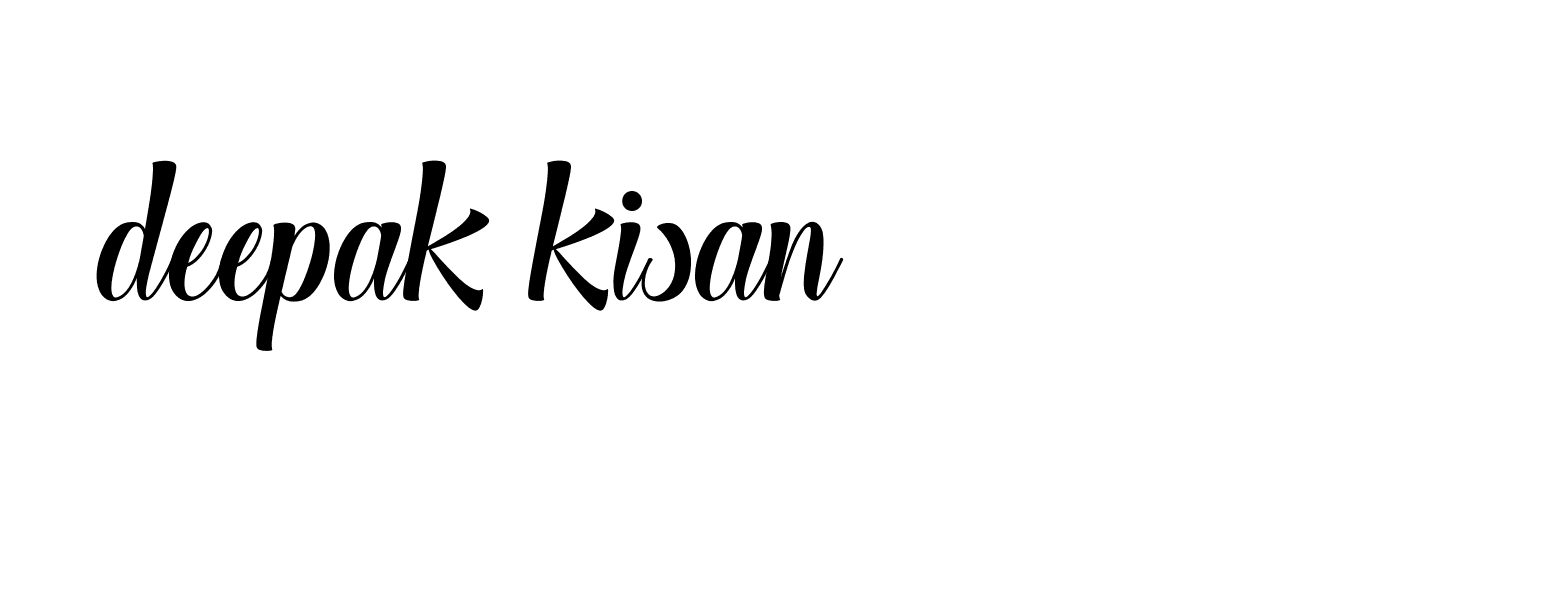 Signature of deepak-kisan