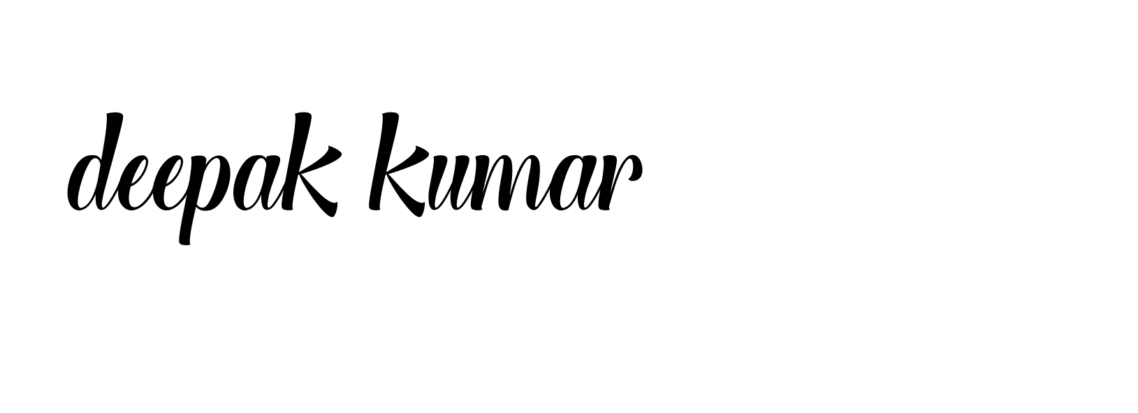 Signature of deepak-kumar