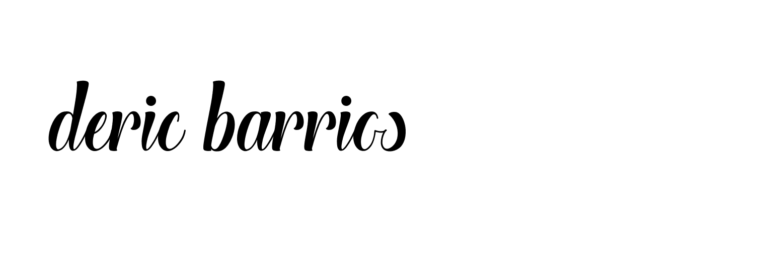 Signature of deric-barrios