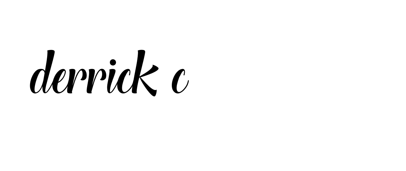 Signature of derrick-c