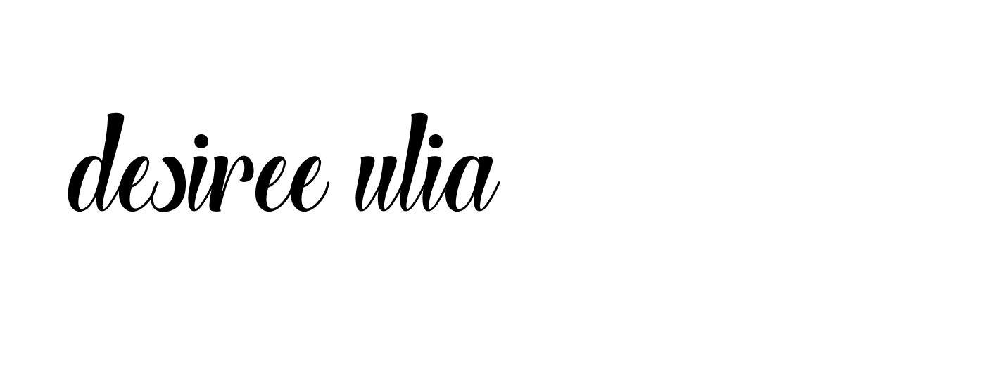 Signature of desiree-ulia