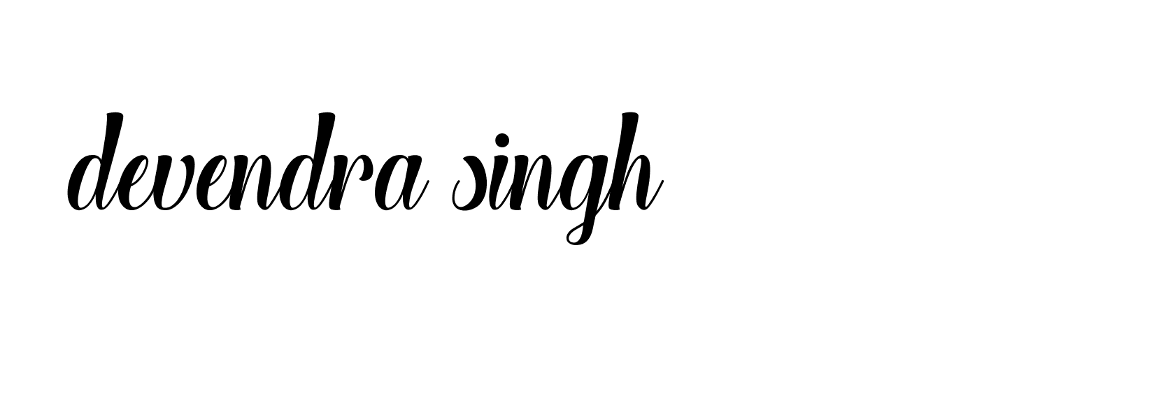 Signature of devendra-singh