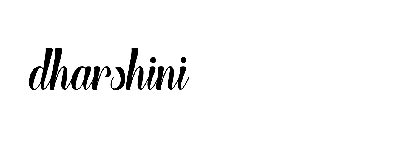 Signature of dharshini