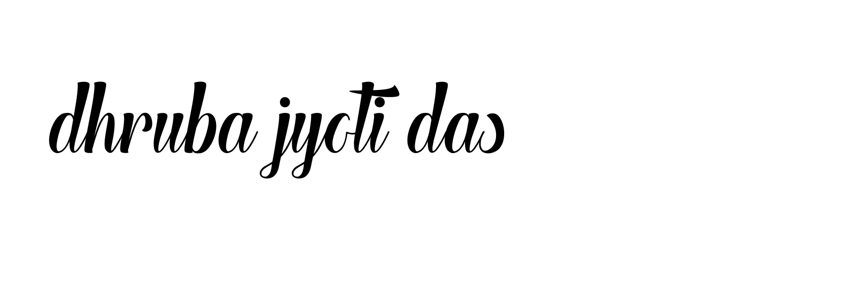 Signature of dhruba-jyoti-das