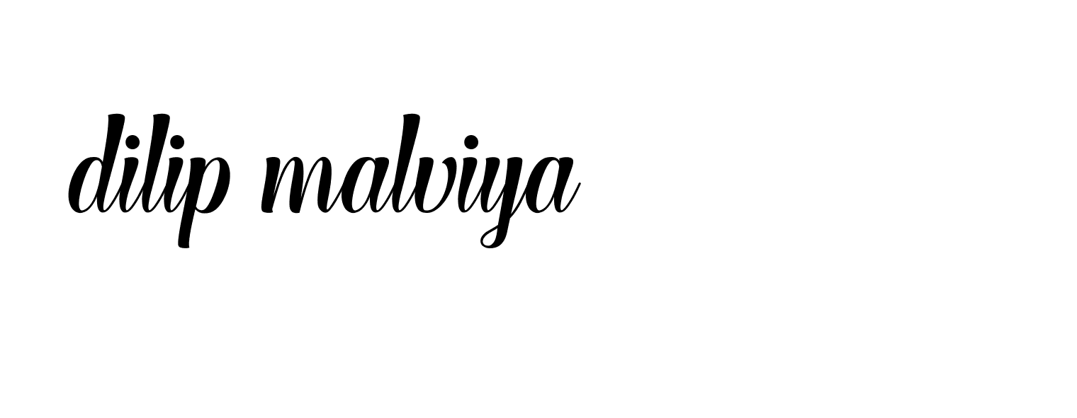 Signature of dilip-malviya