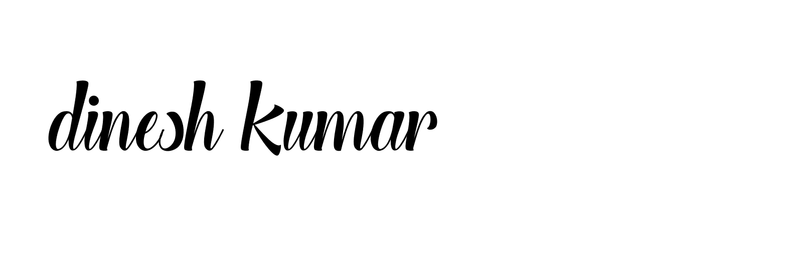 Signature of dinesh-kumar