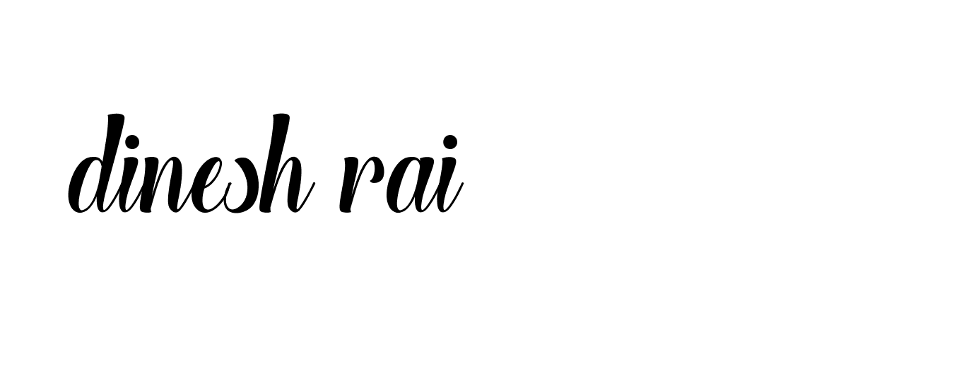 Signature of dinesh-rai