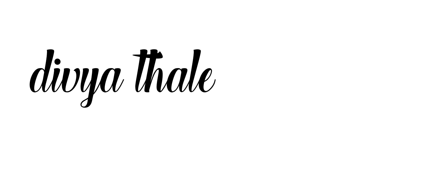 Signature of divya-thale