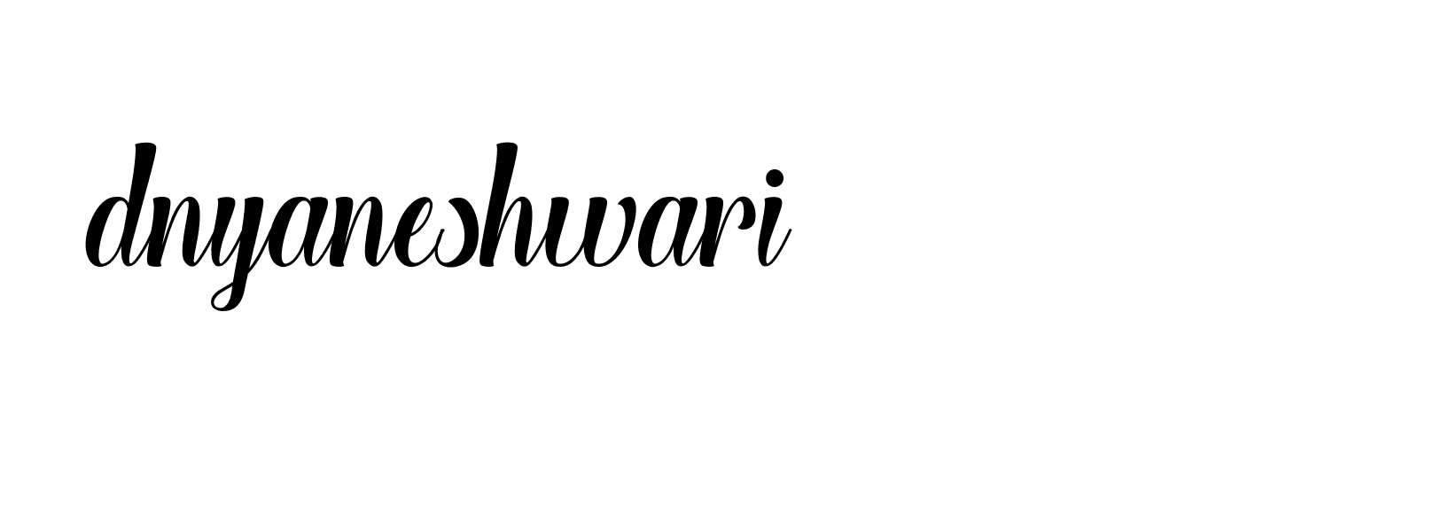 Signature of dnyaneshwari-