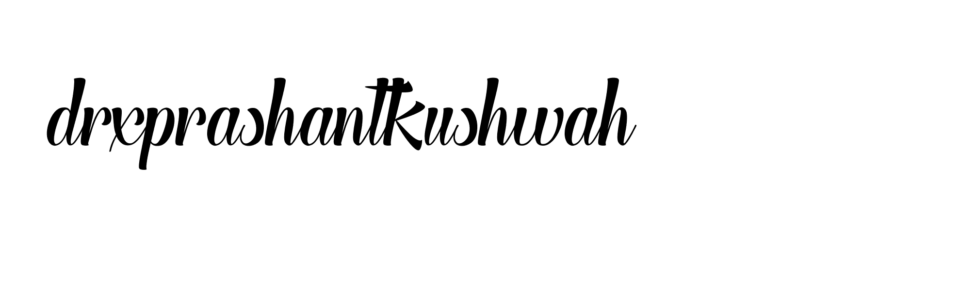 Signature of drxprashantkushwah