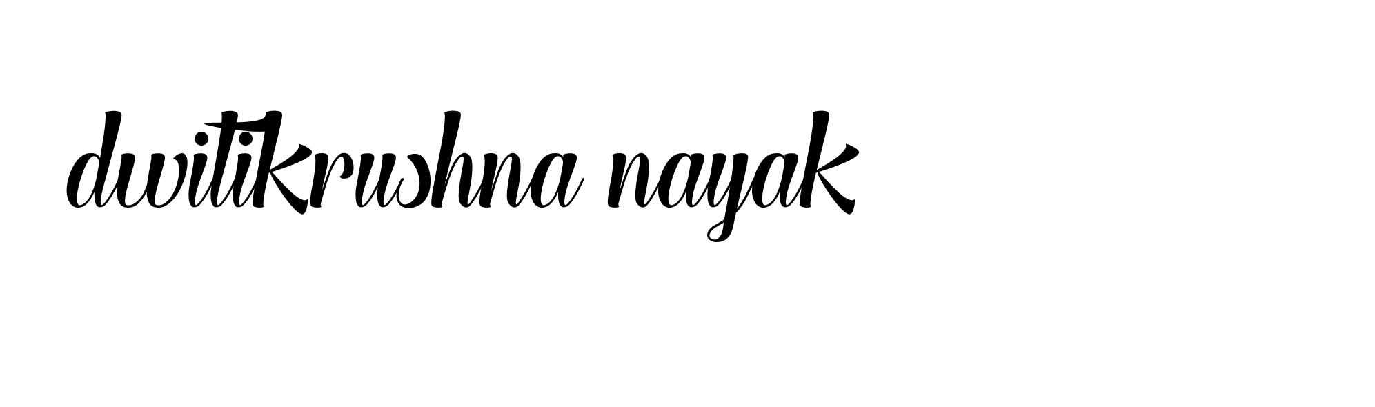 Signature of dwitikrushna-nayak-