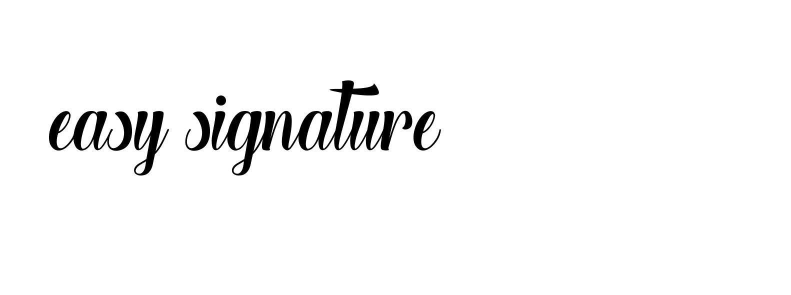 Signature of easy-signature