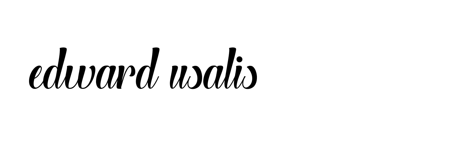 Signature of edward-usalis