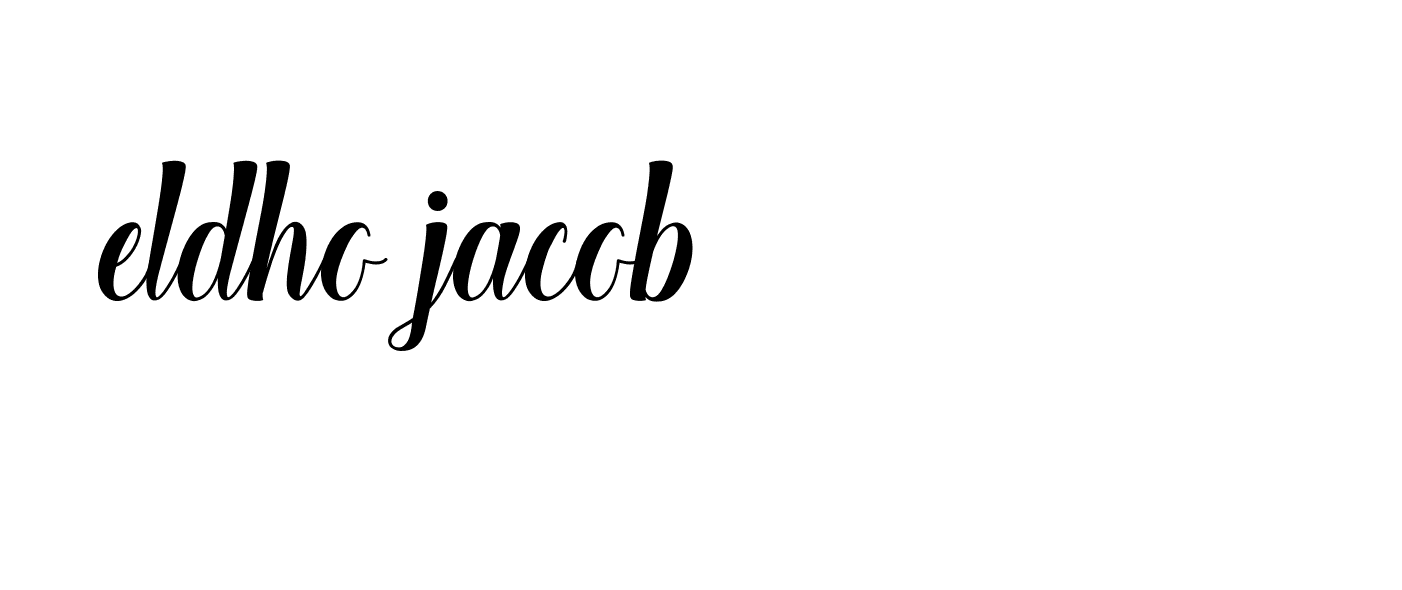 Signature of eldho-jacob