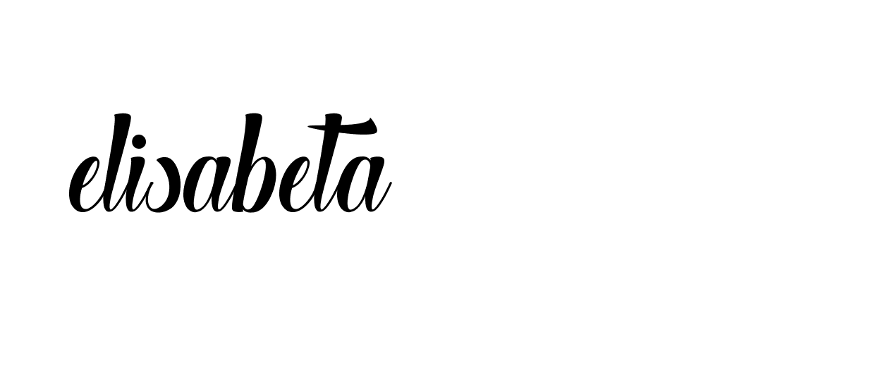 Signature of elisabeta