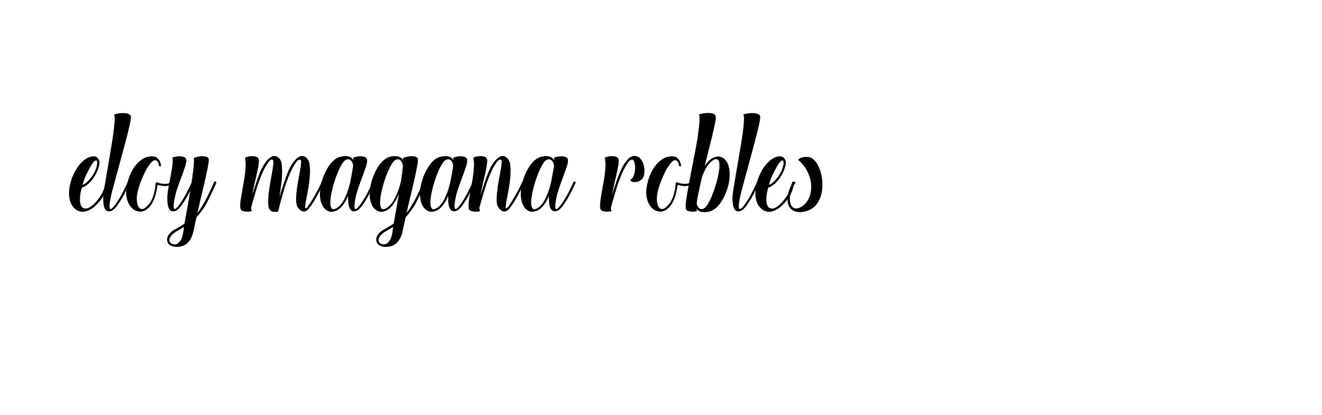 Signature of eloy-magana-robles