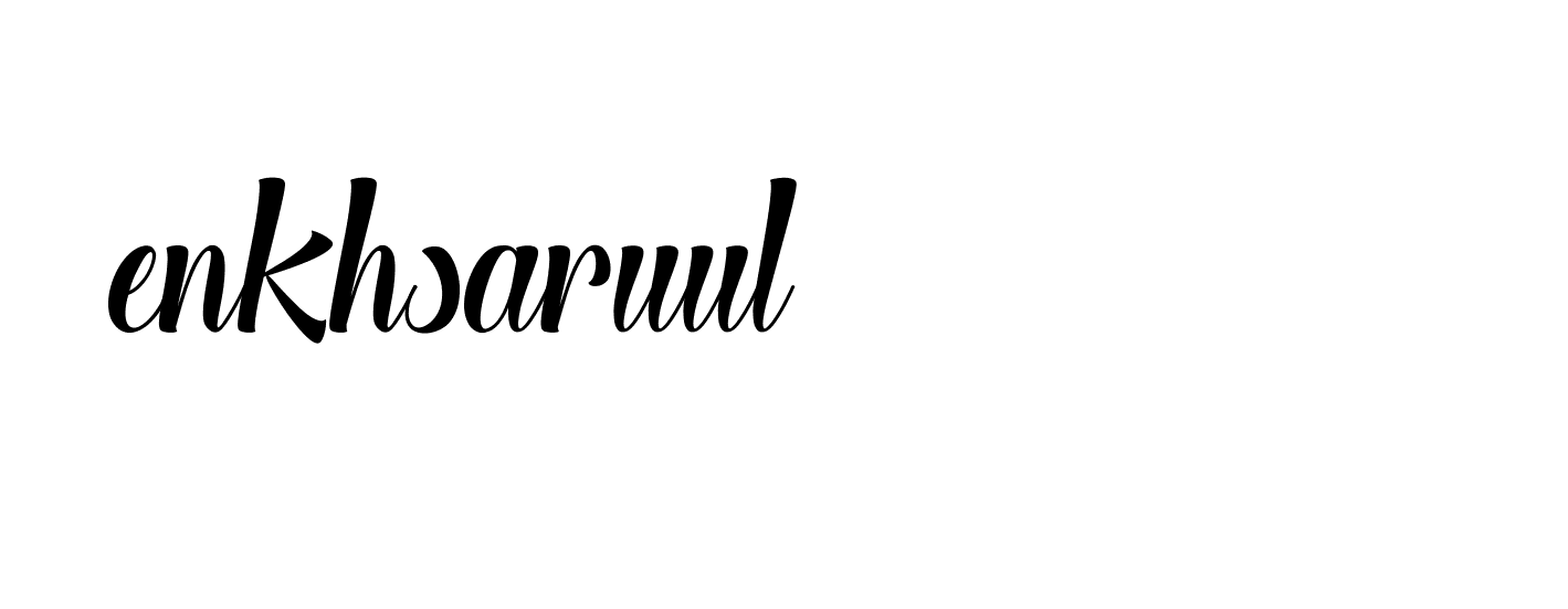 Signature of enkhsaruul