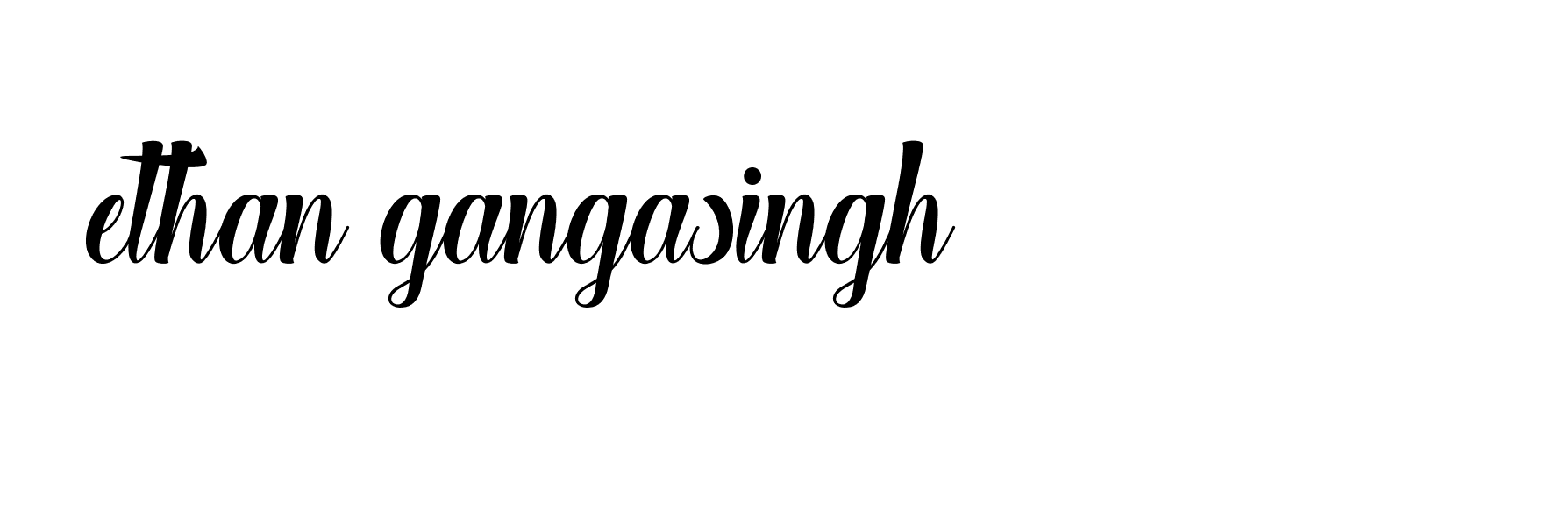 Signature of ethan-gangasingh