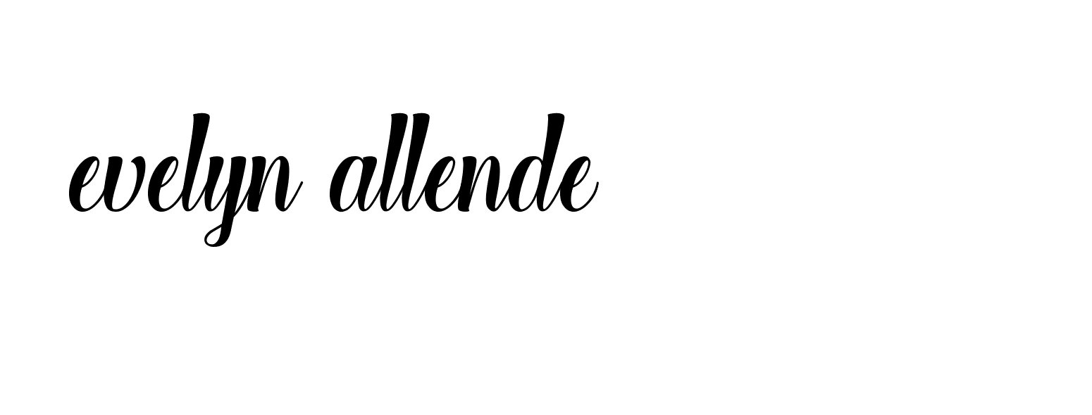 Signature of evelyn-allende