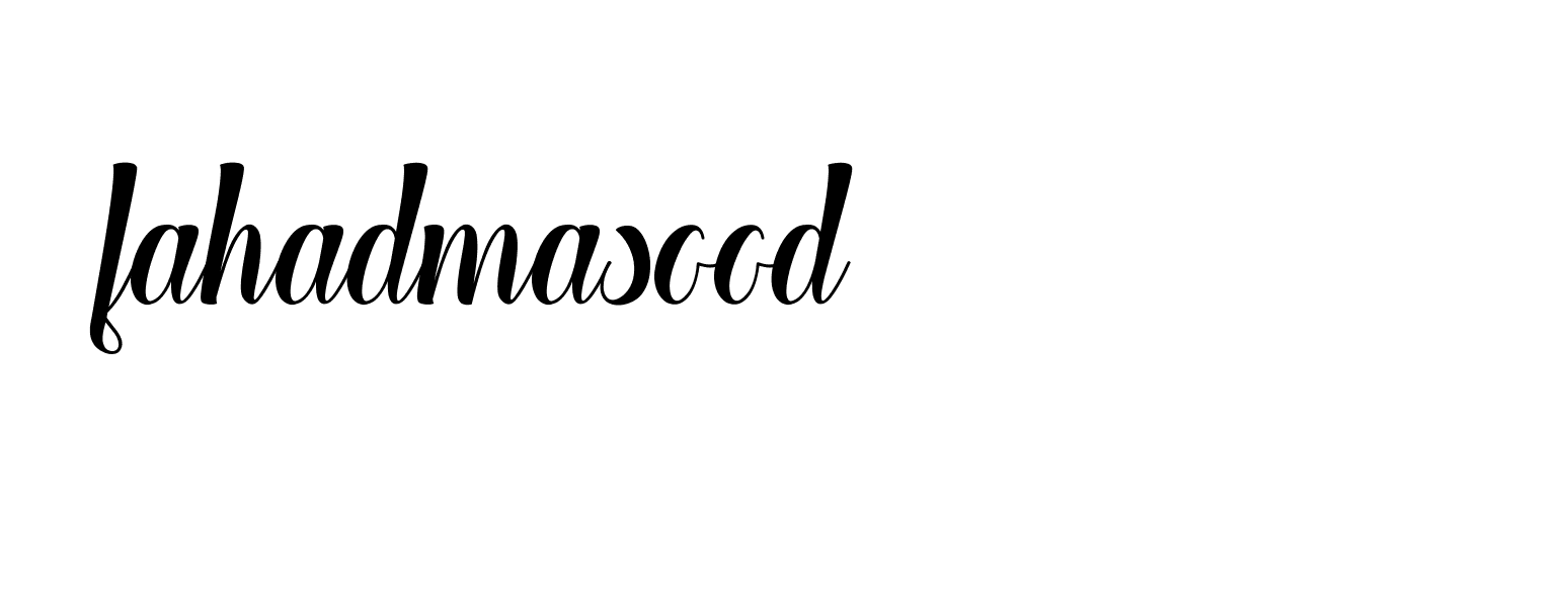 Signature of fahadmasood