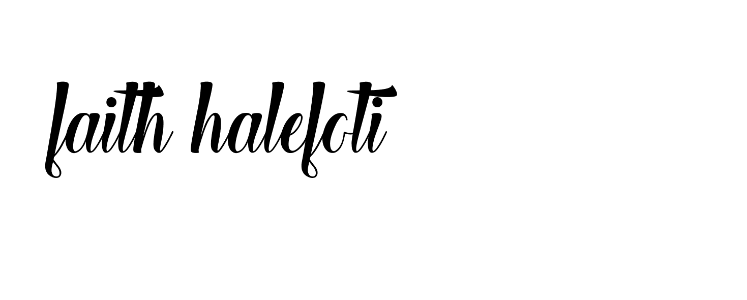 Signature of faith-halefoti