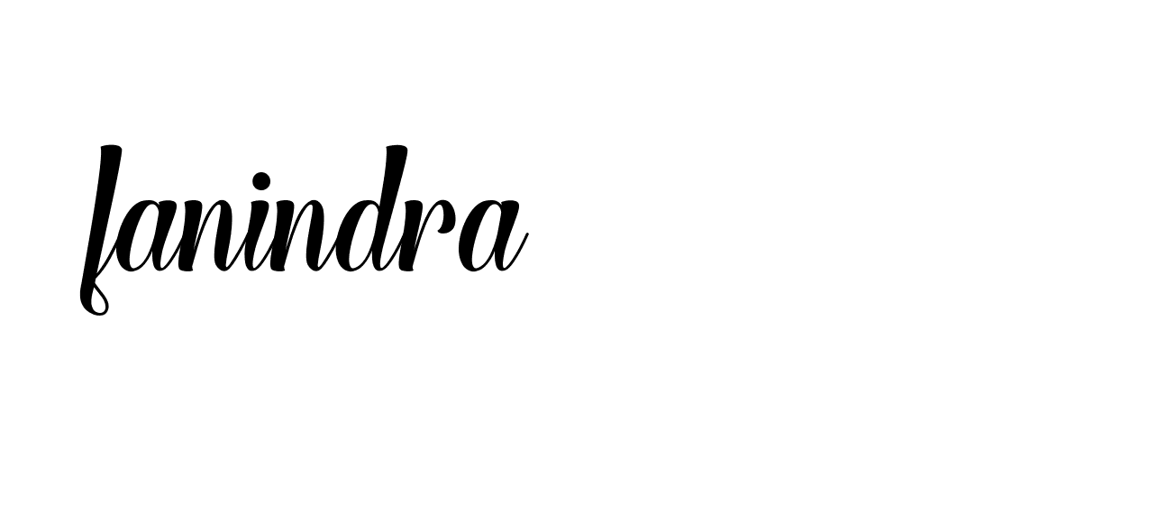 Signature of fanindra