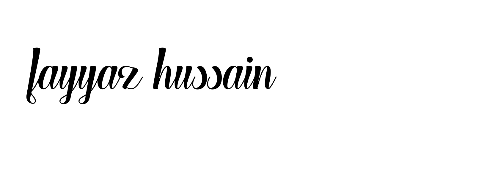 Signature of fayyaz-hussain