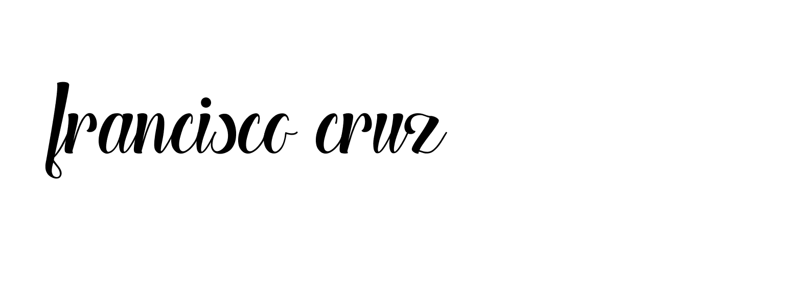 Signature of francisco-cruz