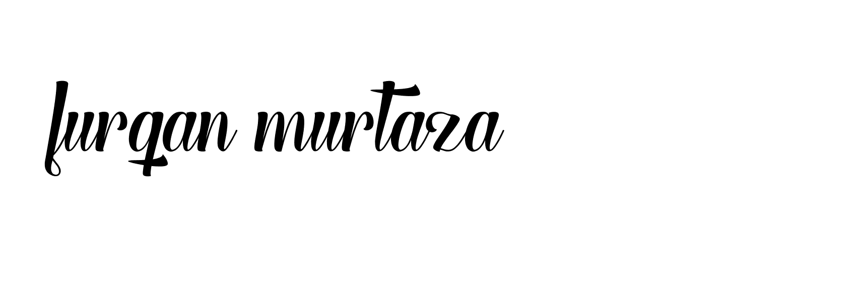 Signature of furqan-murtaza