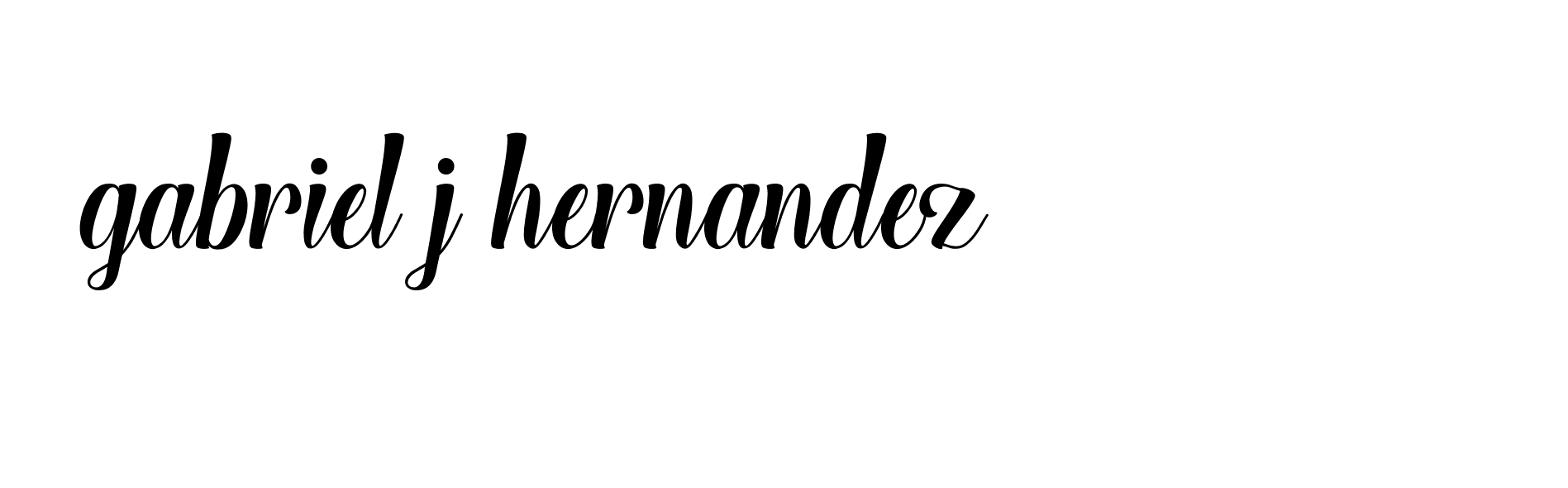 Signature of gabriel-j-hernandez