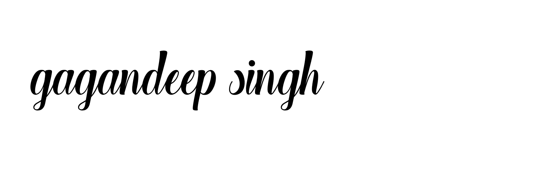 Signature of gagandeep-singh