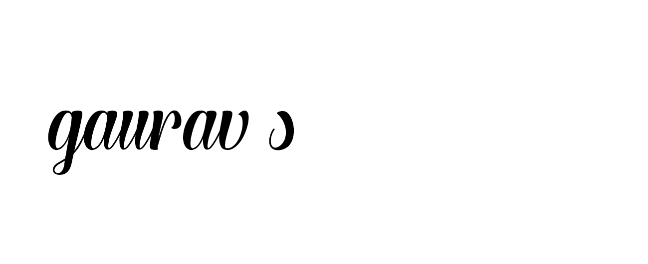 Signature of gaurav-s