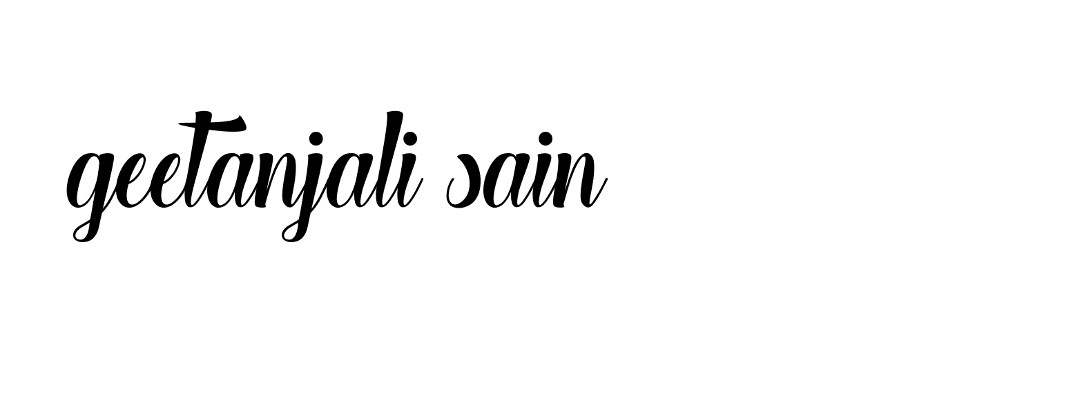 Signature of geetanjali-sain