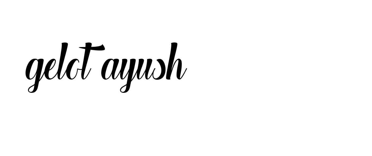 Signature of gelot-ayush