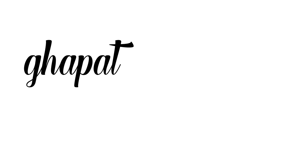 Signature of ghapat