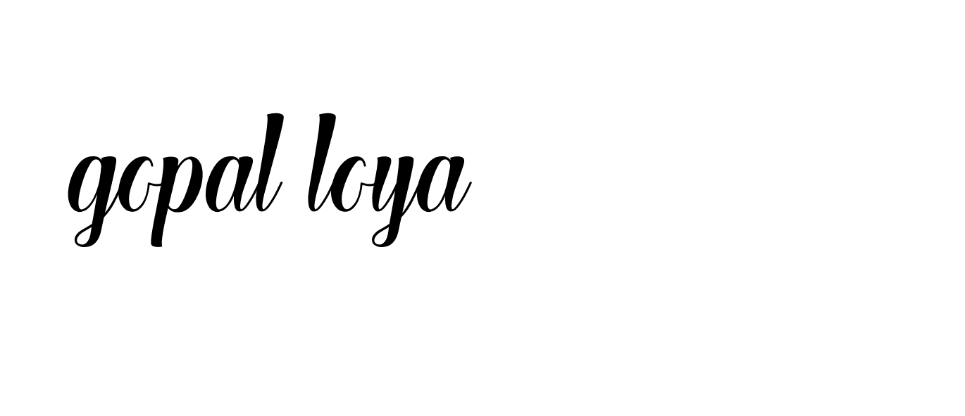 Signature of gopal-loya