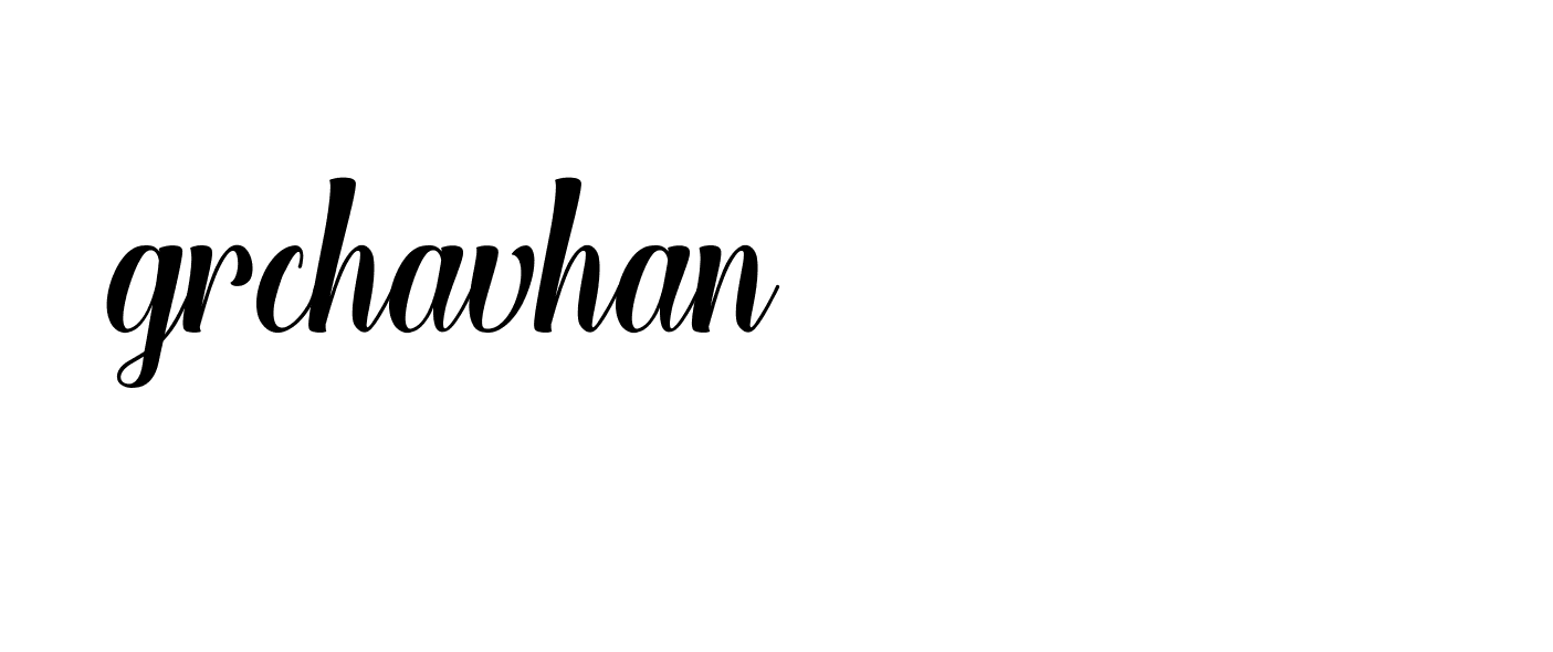 Signature of grchavhan