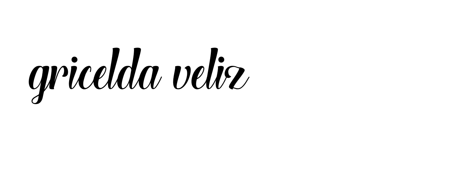 Signature of gricelda-veliz